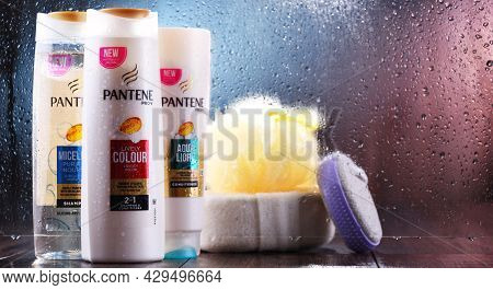Containers Of Pantene Products
