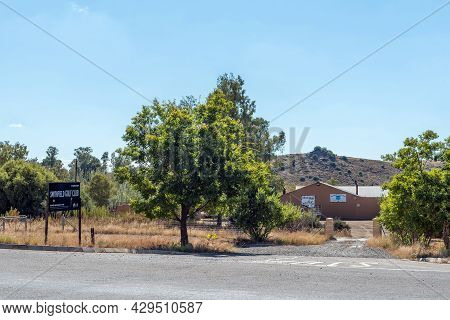 Smithfield, South Africa - April 23, 2021: Entrance To The Golf Club In Smithfield In The Free State