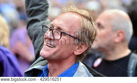 Warsaw, Poland. 10 August 2021. Protest To Support Free Media In Poland. Theater And Film Actor Andr