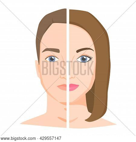 Half Woman Half Man Vector & Photo (Free Trial) | Bigstock