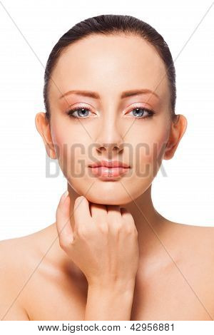 Vertrouwen Brunette Camera kijken