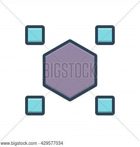 Color Illustration Icon For Odds Difference Distinction Spacing Distance Strange Weird Unusual Dispa