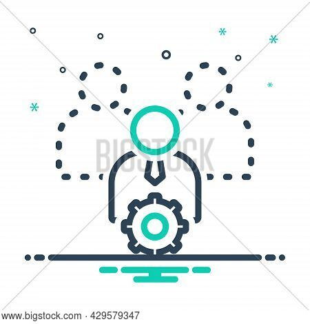 Mix Icon For Capable Competent Adequate Sufficient Qualified Talented