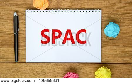 Spac, Special Purpose Acquisition Company Symbol. Words Spac, Special Purpose Acquisition Company On