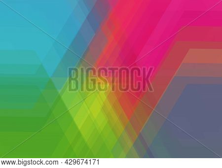 Abstract Geometric Colorful Cover, Background. Vector Design.