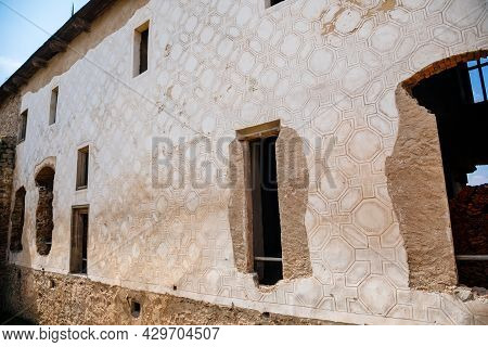 Town Zebrak In Central Bohemia, Czech Republic, 24 July 2021: Medieval Royal Gothic Castle Tocnik, G