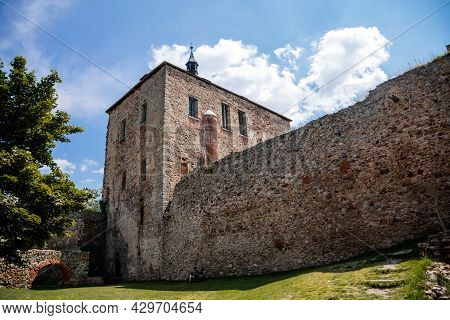 Town Zebrak In Central Bohemia, Czech Republic, 24 July 2021: Medieval Royal Gothic Castle Tocnik, G