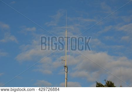 Lightning Rod For Lightning Rod Always Mounted On The Highest Point Of The Building. The Highly Cond