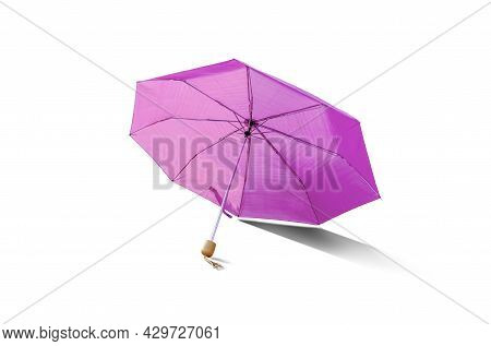 Umbella With Landscape Mountain Background, Vintage Tone