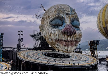 The Rigoletto Floating Stage On Lake Constance At Bregenz Performing Arts Festival - Bregenz, Austri