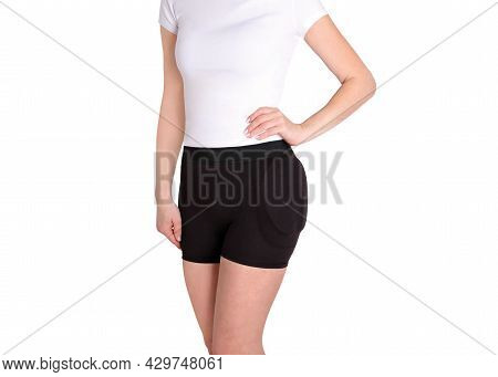 Hip Brace With Two Cushion Pads. Bandage Protector On The Hip Joint. Medical Compression Underwear F