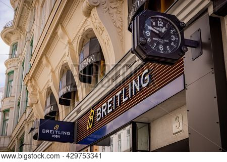Exclusive Breitling Store In The Herat Of Vienna - Vienna, Austria - August 1, 2021