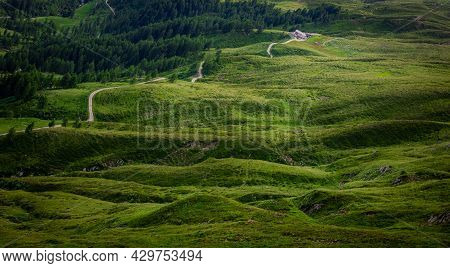 Famous Timmelsjoch High Alpine Road In The Austrian Alps Also Called Passo Rombo - Travel Photograph
