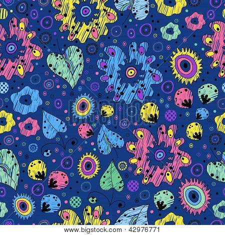Seamless pattern su uno sfondo