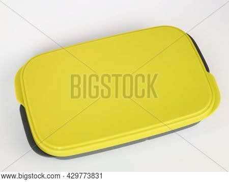Sabah,malaysia,june 30 2021 : Food Plastic Container By Brand Tupperware Isolated On White Backround