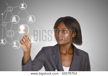 African Business Woman, Social Network