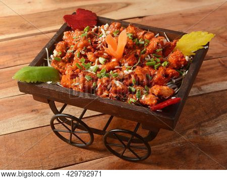 Veg Crispy Is Batter Fried Vegetables Tossed With Chinese Sauce Tastes Tangy. It's A Popular Starter