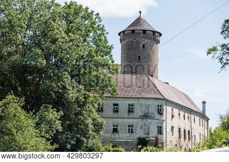 Hidden Behind Castle Walls, Castle Ruins And Wildberg Castle, Austria