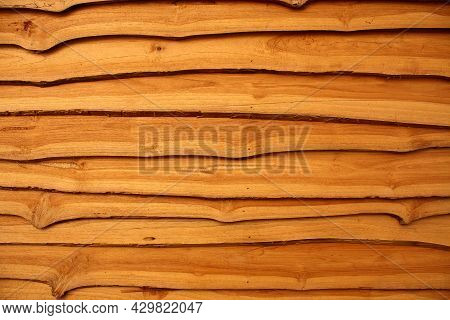 Abstract Teak Wood Wall Texture Surface Background