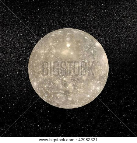 ดาวเคราะห์ Callisto - 3D Render