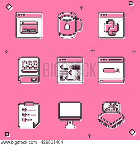 Set Search Engine, Cup Of Tea With Tea Bag, Python Programming Language, Books About, Software, Clip