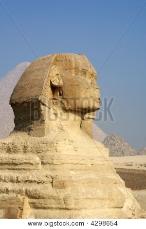 Starověké Sfinga v Egyptě