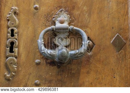 Old And Ancient Knocker In The City Of Uzes
