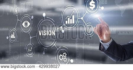 Vision Direction Future Business Inspiration Motivation Concept