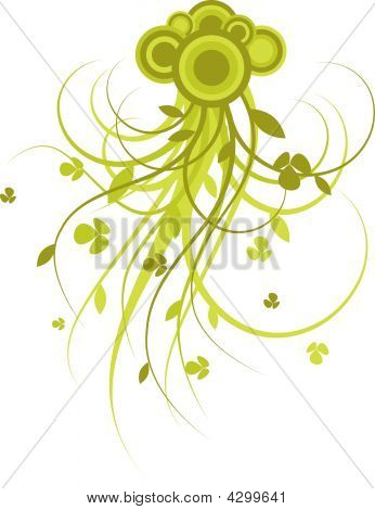 Floral designelement