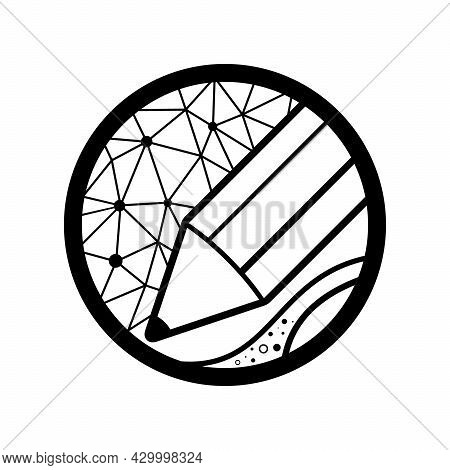 Pencil Icon Isolated On White Background. Pencil Draw Logo Vector. Pencil Draw Icon Simple Sign. Pen