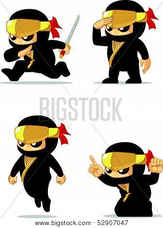 Ninja Customizable Mascot