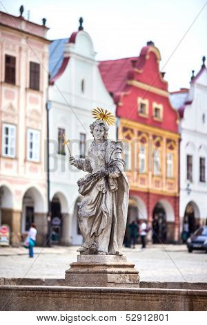 Telc. Sculpture