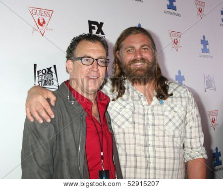 LOS ANGELES - OCT 24:  Matthew Asner, Jake Smith (The White Buffalo) at the Blue Jean Ball benefiting Austism Speaks at Boulevard 3 on October 24, 2013 in Los Angeles, CA