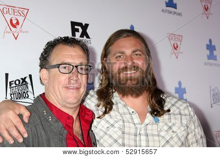LOS ANGELES - OCT 24:  Matthew Asner, Jake Smith (The White Buffalo) at the Blue Jean Ball benefiting Austism Speaks at Boulevard 3 on October 24, 2013 in Los Angeles, CA