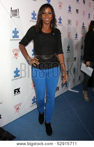 LOS ANGELES - OCT 24:  Holly Robinson Peete at the Blue Jean Ball benefiting Austism Speaks at Boulevard 3 on October 24, 2013 in Los Angeles, CA