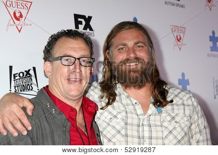 LOS ANGELES - OCT 24:  Matthew Asner, Jake Smith (The White Buffalo) at the Blue Jean Ball benefiting Austism Speaks at Boulevard 3 on October 24, 2013 in Los Angeles, CA