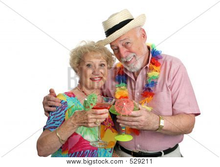 Urlaub Senioren mit Cocktails