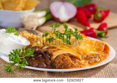 Southwest Beef Enchilada.