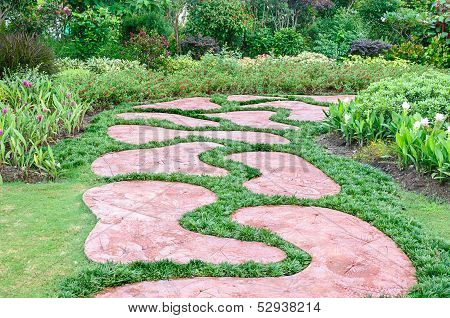 The Path In The Garden.