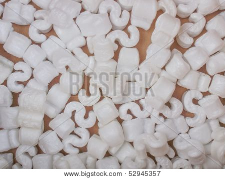 Polystyrene Beads Background