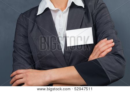 Nametag, Space For Text