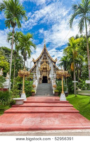 Wat Pha Dara Bhi Rom Temple Located In The Western Part Of The Old City Centre Of Chiang Mai.