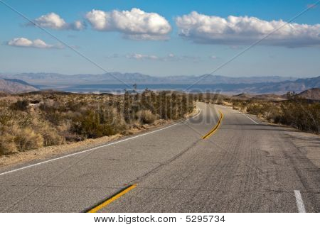 Vej i Joshua Tree National Park