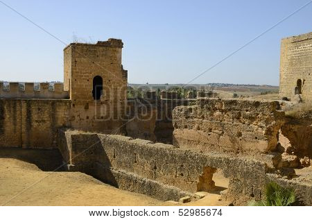 Interior Of The Castle Of Alcala