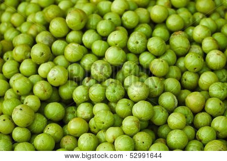 Amla Fruits On Indian Open Market
