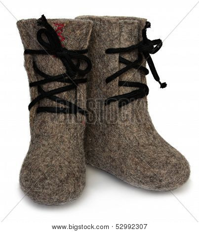 Child's valenki - russian felt footwear