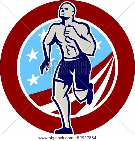 American Runner Running Retro