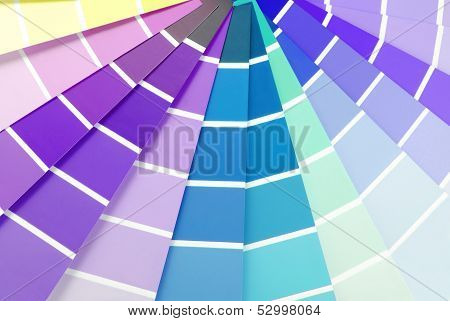 color chart guide sampler