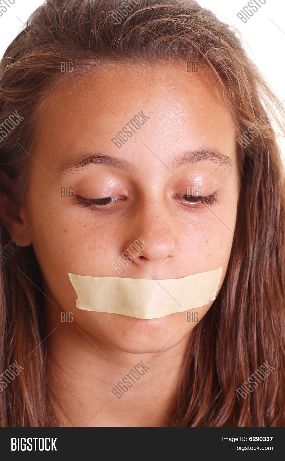 Mouth Taped Shut Image & Photo (Free Trial) Bigstock
