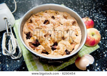 Elma pasta pişirme
